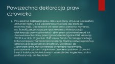 10 grudnia - ONZ - Deklaracja Praw Człowieka